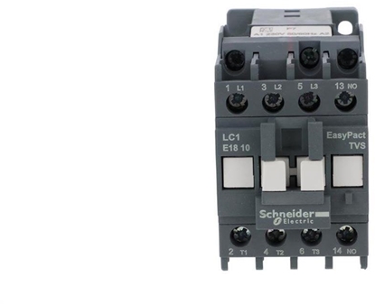 Attēls no Stycznik mocy Easy TeSys Control AC-3, 18A, 3P (1NO), cewka 230V, 50/60Hz LC1E1810P7