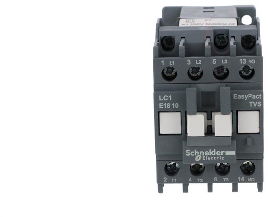 Picture of Stycznik mocy Easy TeSys Control AC-3, 18A, 3P (1NO), cewka 230V, 50/60Hz LC1E1810P7