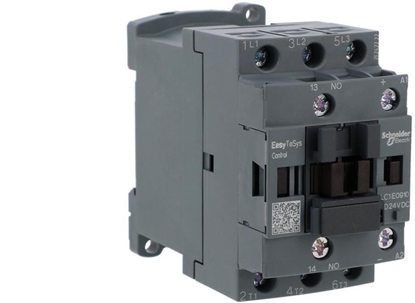 Attēls no Stycznik mocy Easy TeSys Control AC-3, 9A, 3P (1NO), cewka 24V DC LC1E0910BD