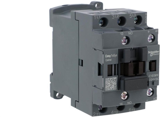 Picture of Stycznik mocy Easy TeSys Control AC-3, 9A, 3P (1NO), cewka 24V DC LC1E0910BD