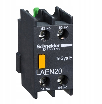 Picture of Styki pomocnicze Schneider EasyPact LAEN11 do LC1E 1NO 1NC szare