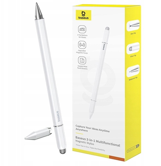 Изображение Stylus Baseus Smooth Writing III 3w1 rysik pasywny - wersja magnetyczna - biay