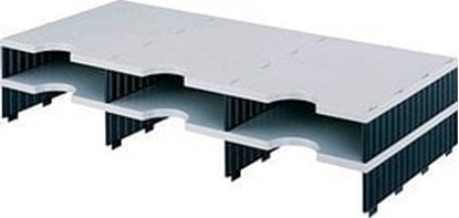 Attēls no Styro styro Erweiterungsmodule Trio styrodoc/268130298, grau/schwarz, 723x140x331mm