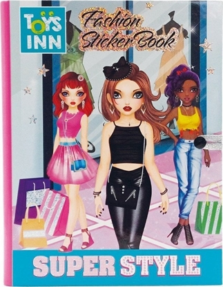 Attēls no Stnux Fashion Sticker Book Kolorowanka z naklejkami Moda 8530 STNUX