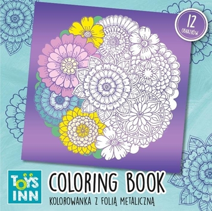 Attēls no Stnux Kolorowanka Metaliczna róowy zielony