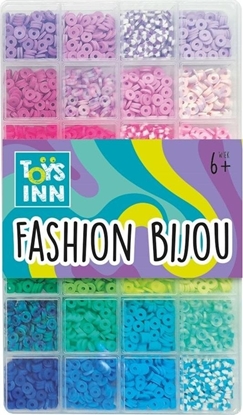 Attēls no Stnux Koraliki Clay Beads mix kolorów niebieskie