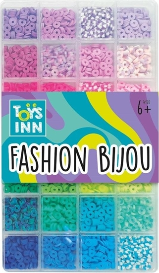 Picture of Stnux Koraliki Clay Beads mix kolorów niebieskie