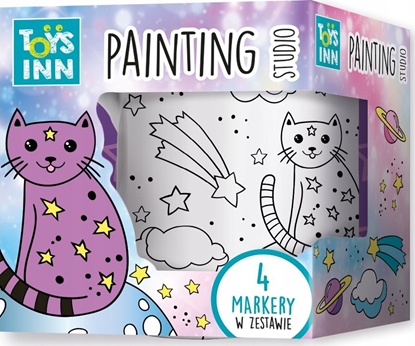 Attēls no Stnux Kubek do kolorowania Kot