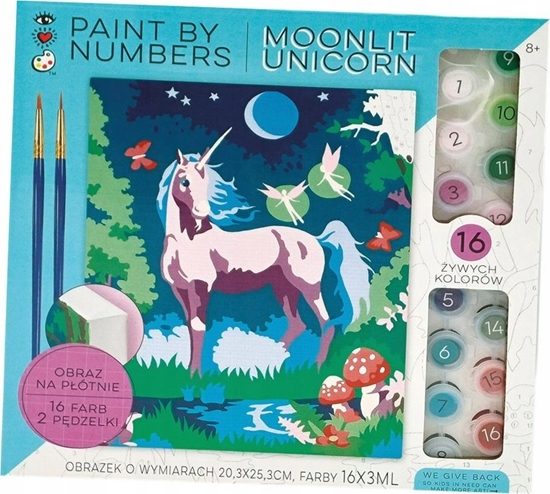 Изображение Stnux Malowanie po numerach Jednoroec