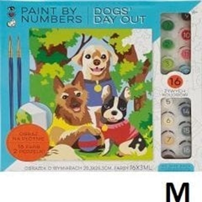 Attēls no Stnux Malowanie po numerach Psy