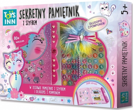 Изображение Stnux Pamitnik z szyfrem Kotek