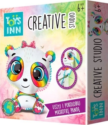 Picture of Stnux Zestaw kreatywny do szycia i kolorowania Creative Studio panda