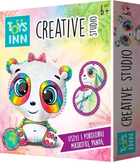 Picture of Stnux Zestaw kreatywny do szycia i kolorowania Creative Studio panda
