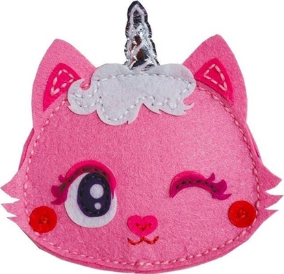 Attēls no Stnux Zestaw kreatywny Portfelik kotek ró Filcowe Robótki