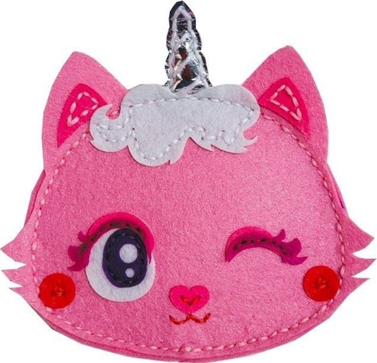 Picture of Stnux Zestaw kreatywny Portfelik kotek ró Filcowe Robótki