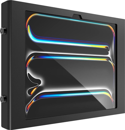 Picture of Stojak Compulocks Compulocks iPad Pro M4 13" (2024), Apex Secured Enclosure Wall Mount - Gehause - fur Tablett - gesichert - verriegelbar - Metallrahmen - Schwarz - Bildschirmgrosse: 33.02 cm (13") - Wandmontage - fur Apple 13-inch iPad Pro Wi-Fi (M4)