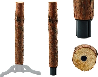 Attēls no Stojak Pieniek Drewniany Na Cztery Nóki Do Choinki Na Pniu