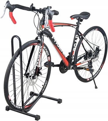 Изображение Stojak rowerowy serwisowy  uchwyt na koo 16-29" (10)