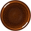 Attēls no STONE Talerz paski 16 cm bursztynowy