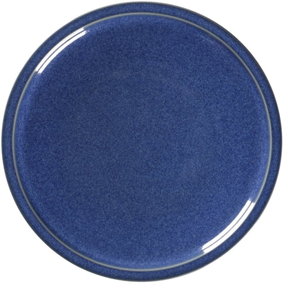 Attēls no STONE Talerz paski 16 cm kobaltowy