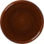 Изображение STONE Talerz paski 24 cm bursztynowy