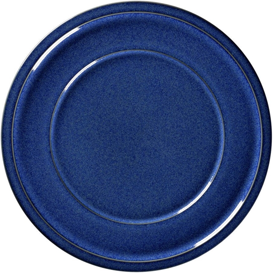 Picture of STONE Talerz paski 24 cm kobaltowy