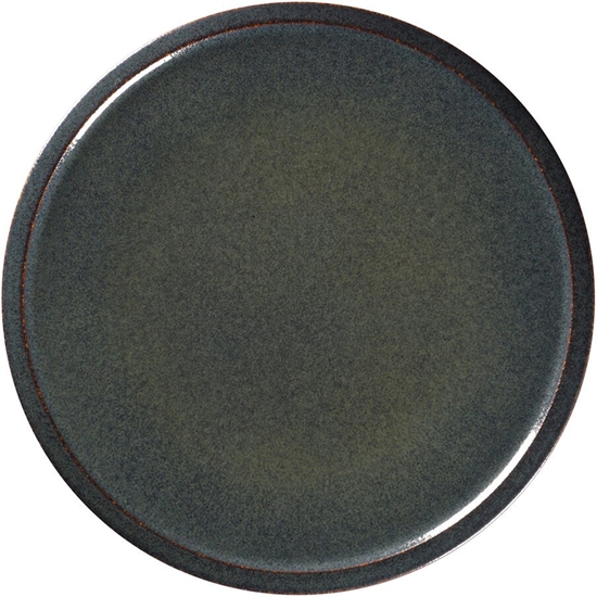 Picture of STONE Talerz paski 28 cm wulkaniczny