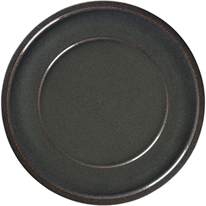 Attēls no STONE Talerz paski r. 32 cm wulkaniczny