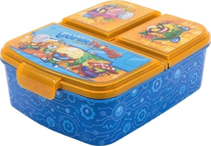 Picture of Stor niadaniówka pojemnik lunchbox 3 komory Super Things