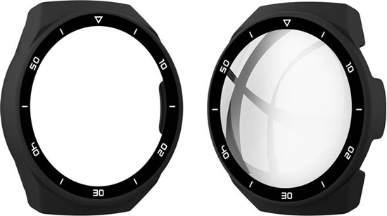 Изображение Strado Etui obudowa 2w1 ze szkem do Huawei Watch GT 2e (Czarne) uniwersalny