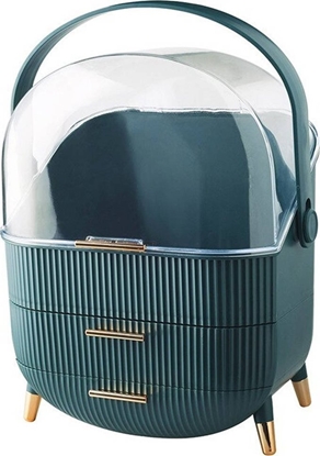 Изображение Strado Szkatuka organizer kuferek na kosmetyki biuteri (Butelkowa Ziele) uniwersalny