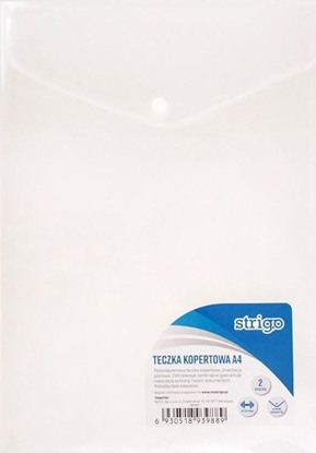 Attēls no Strigo Teczka kopertowa A4 2 kieszenie transparent (5szt)