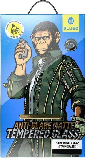 Изображение Strong Szko Hartowane 5D Mr. Monkey Glass - Apple iPhone 13 czarny (Strong Matte)