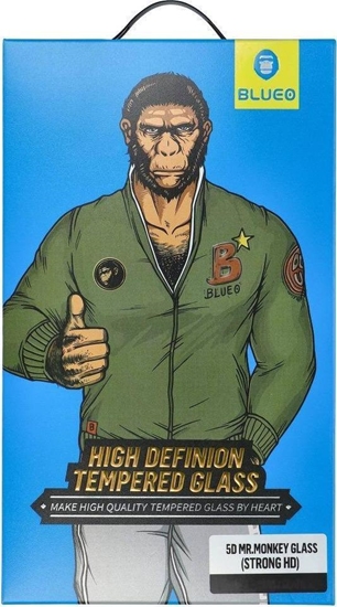 Picture of Strong Szko Hartowane 5D Mr. Monkey Glass - Apple iPhone 13 Pro Max czarny (Strong HD)