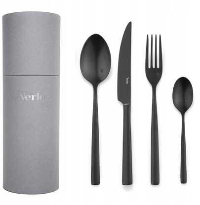 Изображение SU BLACK Zestaw 24 el. z tub Verlo