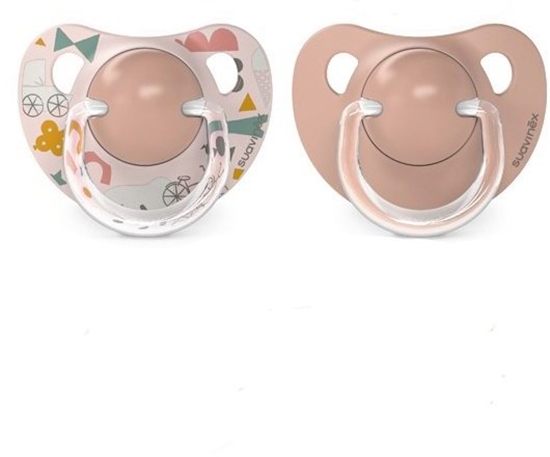 Picture of SUAVINEX - 308256-SMOCZEK ANATOMICZNY     2SZT/6-18M/BRZOSKWINIOWY/DREAMS