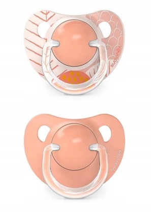 Picture of SUAVINEX - 308260-SMOCZEK ANATOMICZNY     SILKONOWY 2SZT/18M+/BRZOSKWINIOWY/DREAMS