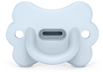 Picture of SUAVINEX - 308912-SMOCZEK 100%            SILIKONOWY FIZJOLOGICZNY SX PRO/MOTYLEK/0-6M/NIEBIESKI/COLOUR ESSENCE