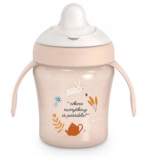 Picture of SUAVINEX - 402788-KUBEK DO NAUKI PICIA    200ML/NIEKAPEK/6M+/RÓOWY/WONDERLAND