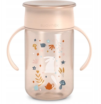 Attēls no SUAVINEX - 402790-KUBEK TRENINGOWY 360*   340ML/NIEKAPEK/12M+/RÓOWY/WONDERLAND