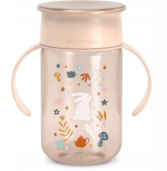 Изображение SUAVINEX - 402790-KUBEK TRENINGOWY 360*   340ML/NIEKAPEK/12M+/RÓOWY/WONDERLAND