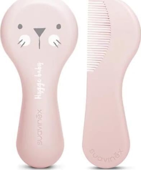Picture of Suavinex Zestaw szczotka i grzebie róowy Suavinex