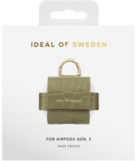 Изображение Suchawki - Ideal of Sweden Etui na suchawki Flo AirPods Bag Gen 3 Sage Croco