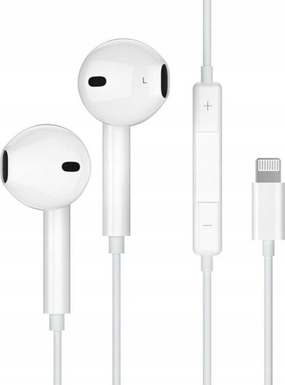 Picture of Suchawki - JELLICO suchawki przewodowe EP2A Lightning z mikrofonem 1.2M Biay