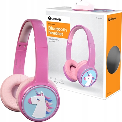 Picture of Suchawki Denver Denver BTH-106P Kinder BT Over-Ear Headset pink