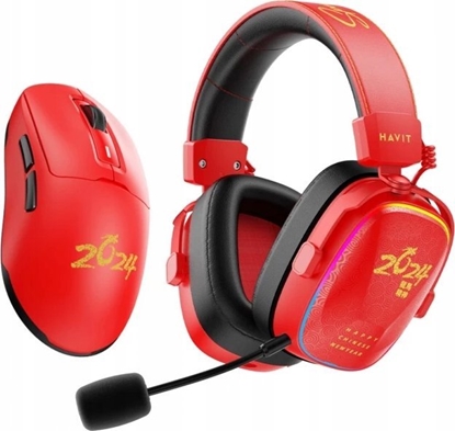 Изображение Suchawki gamingowe Havit H2039BG (czerwono-czarny)