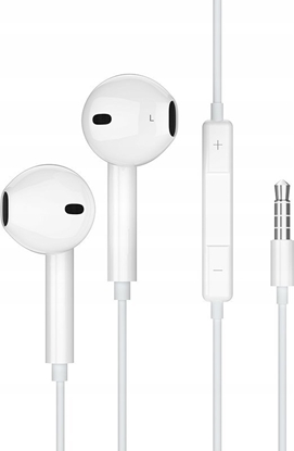 Picture of Suchawki Jellico JELLICO suchawki przewodowe EP2A JACK 3.5MM z mikrofonem 1.2M Biay