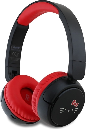 Picture of Suchawki nauszne Hello Kitty Face Logo   Bluetooth czerwony