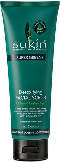 Изображение Sukin SUPER GREENS Detoksykujcy scrub do twarzy 125ml