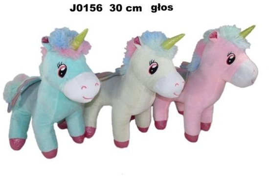 Picture of sun-day Maskotka Jednoroec 3 kolory 30cm z gosem 163387